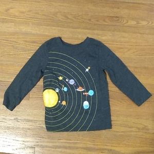 Planets long sleeve tee